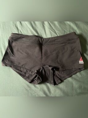 Reebok CrossFit Black Low-Rise Stretch Shorts Size Medium